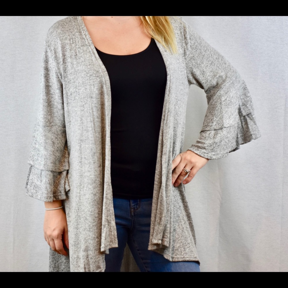 Grey cardigan